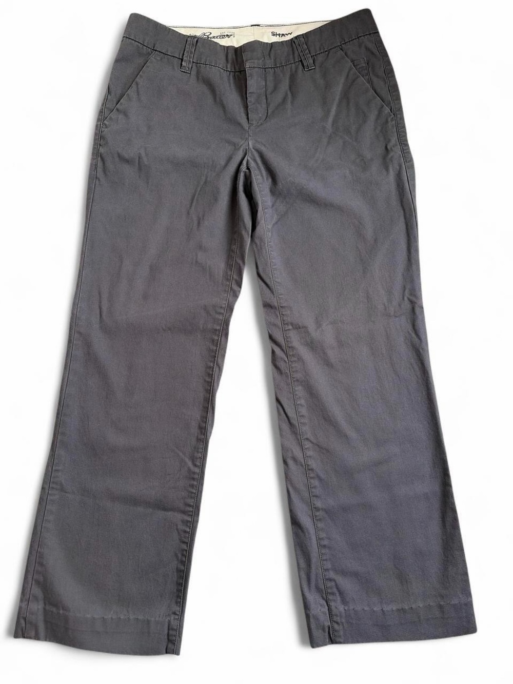 Women’s Eddie Bauer Shaw Gray Straight-Leg Pants - Classic Work & Casual Wear